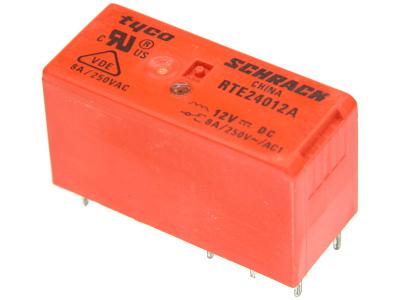 RTE24012A (12V, 8А, два контакта на переключение)