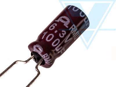 100/6.3V(5x11) 105 градусов