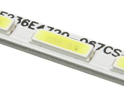 Светодиодная планка для подсветки ЖК панелей JL.E236E4720-067CS-R7P-M-HF (534мм, 56 светодиодов)