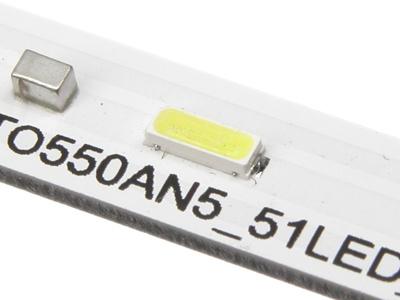 Комплект светодиодной подсветки STO550AN5_51LED (2 планки по 600 мм 51 светодиод)