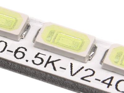 Светодиодная планка для подсветки ЖК панелей 2011SVS40-6.5K-V2-4CH-PV (комплект 2 планки по 498 мм 72 светодиода)