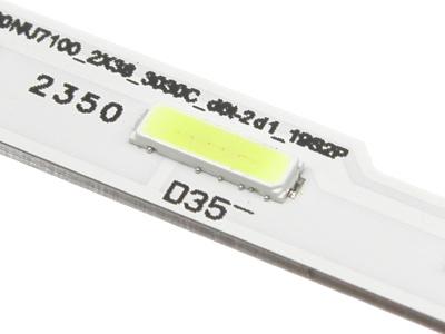 Комплект светодиодной подсветки AOT-49-NU7300-2X38-3030C (2 планки по 530 мм 38 светодиодов 7020)