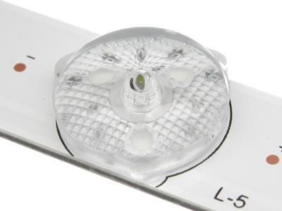 Комплект светодиодной подсветки MS-L2082 V2 (2 изогнутых планки по 6 линз)