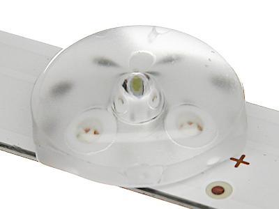 Светодиодная планка для подсветки ЖК панелей CRH-ZG55M8T303009040B9 REV1.1 (1078 мм 9 линз)