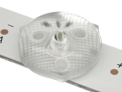 Комплект светодиодной подсветки FOYE-581-320-1B6C-12*1mm (2 планки по 581 мм 6 линз)