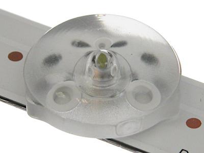 Комплект светодиодной подсветки MSG-T430-T-3030-WS05-08 (3 планки по 800 мм 8 линз)