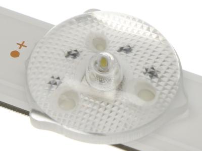 Комплект светодиодной подсветки 08-50DN-3030-OD35-4x10-967.6x12 (4 планки по 968 мм 10 линз)