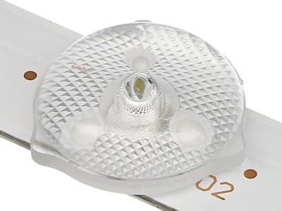 Комплект светодиодной подсветки HL-00320A30-0601S-03 (2 планки по 575 мм 6 линз)