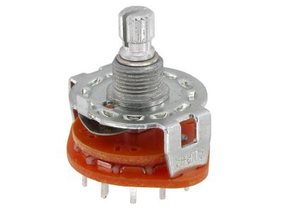 Переключатель (2 направления 6 положений) SR2512f-0206-15K0A-C9-N